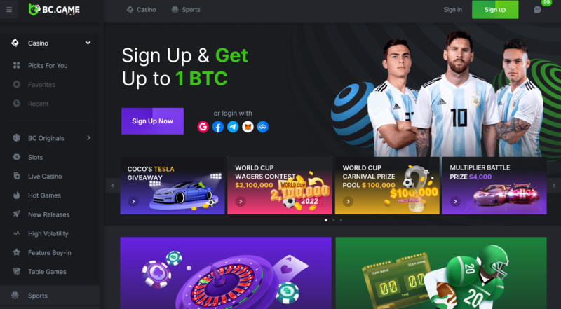 Discover the Excitement of BC.Game casino au